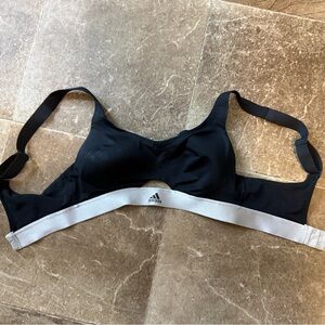 Adidas Women's Black and White Sports Bra